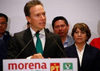 Morena da bienvenida Manuel Velasco como ‘corcholata’ verde