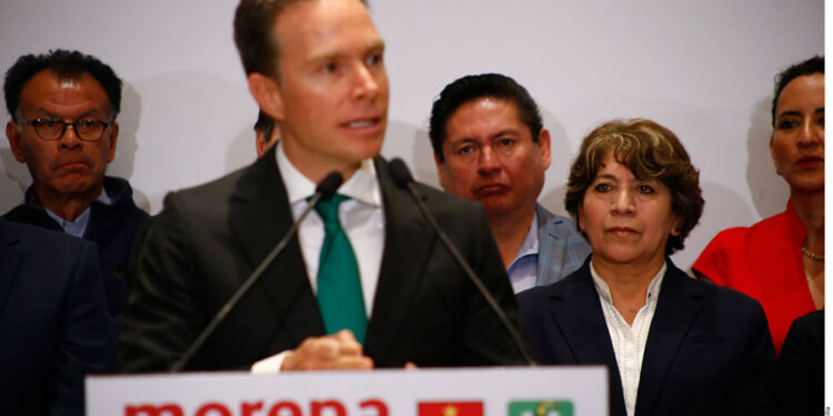 Morena da bienvenida Manuel Velasco como ‘corcholata’ verde