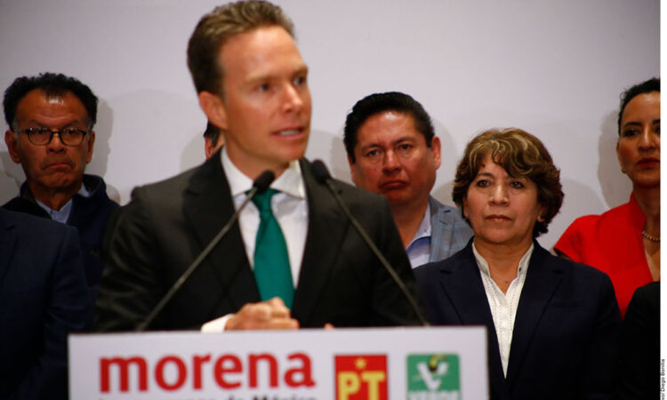 Morena da bienvenida Manuel Velasco como ‘corcholata’ verde