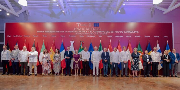 Llegan embajadores de la UE a Tamaulipas para gira de cuatro días