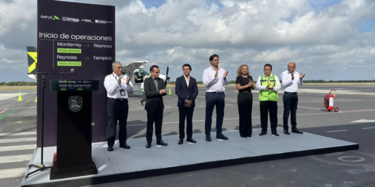 Aerus inaugura operaciones en Reynosa: conectividad directa con Monterrey y Tampico