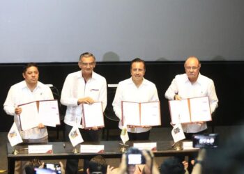 Firman Tamaulipas, San Luis Potosí, Veracruz y Nuevo León convenio en materia de seguridad