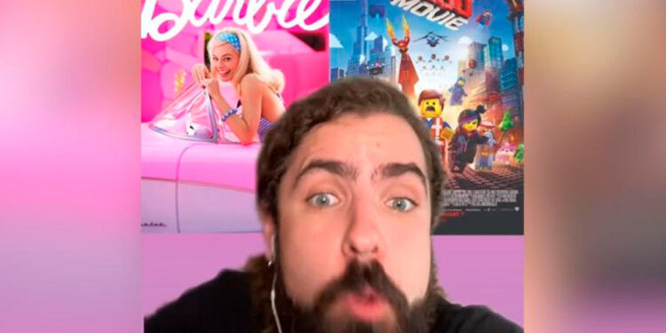 Tiktoker Javier Ibarreche en la mira por criticar película de Barbie