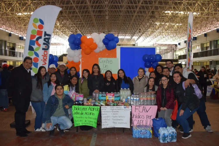 Continúa la UAT sumando apoyos para damnificados por OTIS