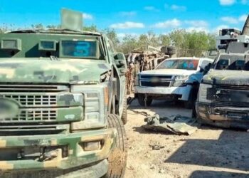 Destruye FGR 20 autos ‘monstruos’ en Tamaulipas