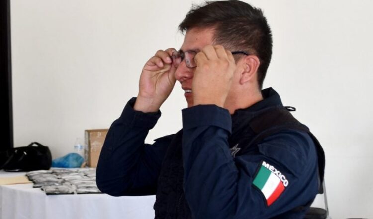Guardia Estatal recibe donación de lentes en Campaña Integral de Salud Visual