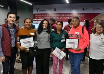 Secretaria del Trabajo da la bienvenida a trabajadores tamaulipecos tras estancia laboral en Canadá y EUA