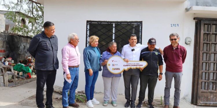 Gobierno de Victoria entrega cuartos dormitorio para mejorar calidad de vida