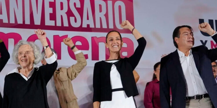 Van Morena y aliados por 35 millones de votos para Sheinbaum
