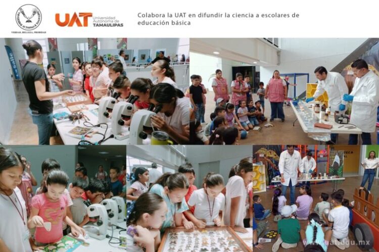 Colabora la UAT en difundir la ciencia a escolares de educación básica