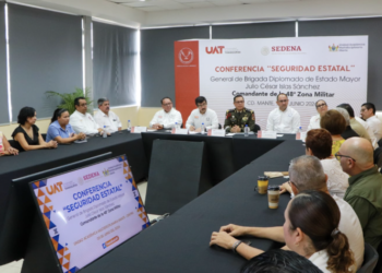 Imparten en la UAT conferencia sobre seguridad y protección ciudadana