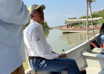 Supervisa AVA dragado en laguna El Chairel