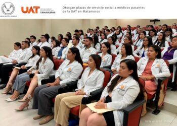 Otorgan plazas de servicio social a médicos pasantes de la UAT en Matamoros