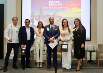 Carmen Lilia muestra liderazgo de Nuevo Laredo en foro internacional sobre economía e inmigración