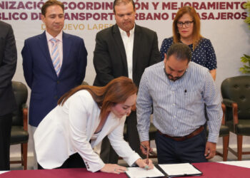 Carmen Lilia impulsa histórica transformación del transporte público en Nuevo Laredo