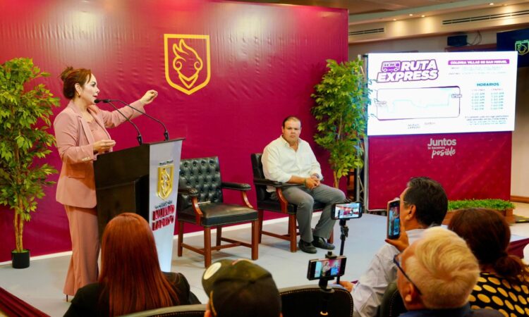 Carmen Lilia moderniza transporte en Nuevo Laredo