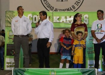 Con gran éxito inaugura Dámaso Anaya el estatal de la Copa Kama’s de fútbol