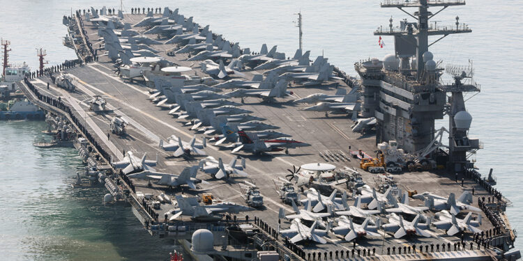 Poderoso portaviones Nimitz de EU ya está en el Caribe frente a Cuba