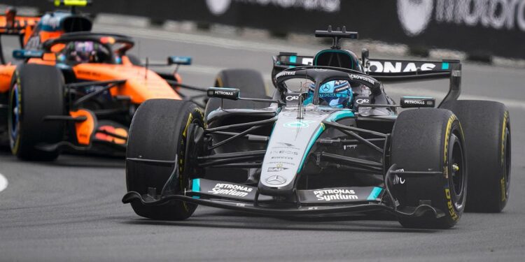 Antonelli gana el GP de Canadá es líder; Checo abandona en vuelta 40