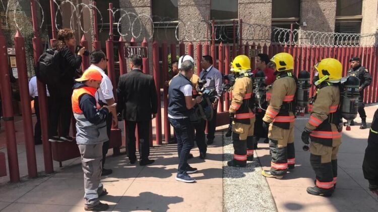 Por amenaza de bomba desalojan Poder Judicial de San Lázaro