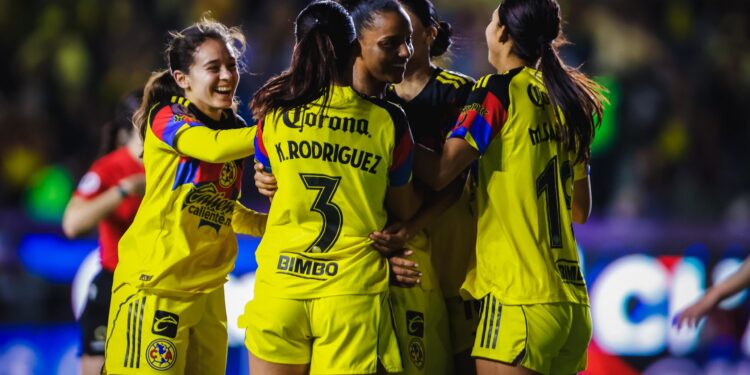 América Femenil Campeonas de la Concachampions 5 a 3 al Washington Spirit