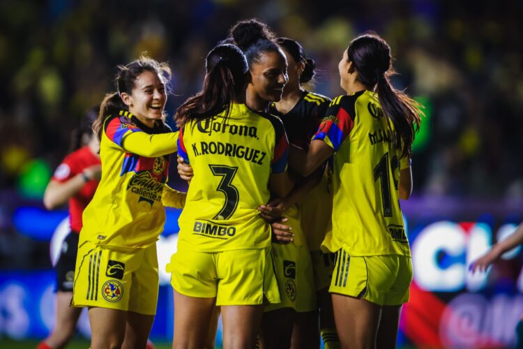 América Femenil Campeonas de la Concachampions 5 a 3 al Washington Spirit