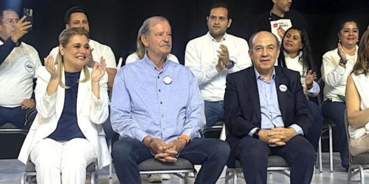 Expresidentes Calderón y Fox respaldan a Maru Campos y acusan persecución política
