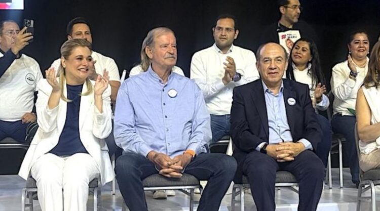 Expresidentes Calderón y Fox respaldan a Maru Campos y acusan persecución política