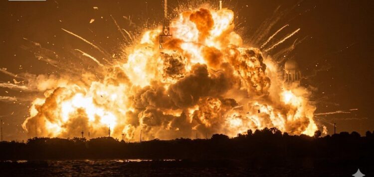 Explota el cohete “New Glenn” de Blue Origin en prueba no tripulada