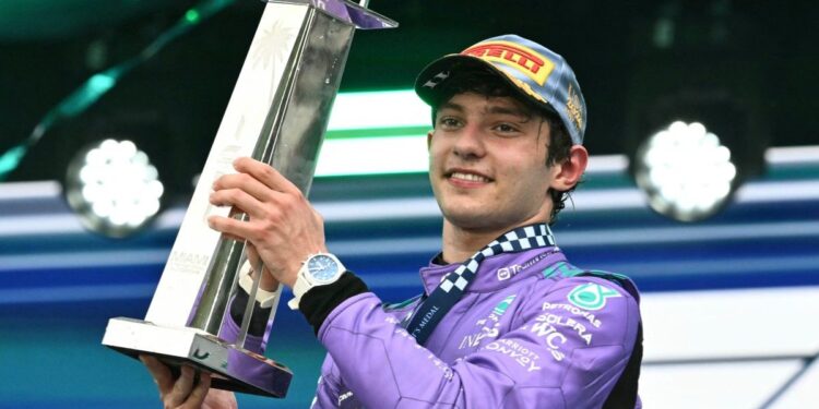 Antonielli de Mercedes, sube al pódium en Gran Premio de Miami; Norris 2º y Piastri 3º