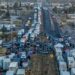 Tensión al límite en la marcha contra gobernadora de Chihuahua convocada por Morena