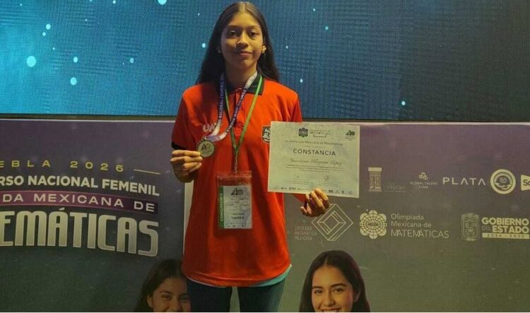 Destaca alumna de la UAT entre las jóvenes con mayor talento matemático en México