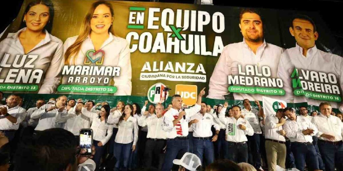 Aplasta PRI a Morena, gana las 16 diputaciones en  disputa en Coahuila