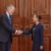 Presidenta Claudia Sheinbaum recibe en Palacio Nacional al Rey Felipe VI