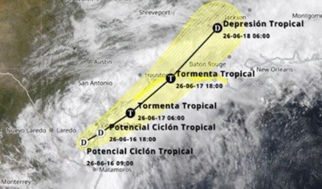 Potencial Ciclón en Golfo de México, genera lluvias intensas en Nuevo León y Tamaulipas