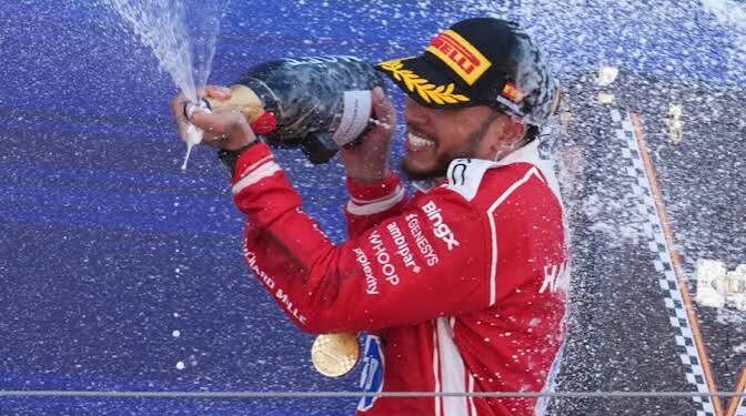 Hamilton sorprende  gana su primer Gran Premio con Ferrari