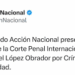 Presenta el PAN denuncia formal contra expresidente AMLO en La Haya