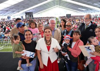 Incorpora Clara Brugada a 20 mil niñas y niños al Programa Desde la Cuna