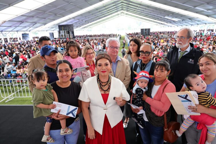 Incorpora Clara Brugada a 20 mil niñas y niños al Programa Desde la Cuna