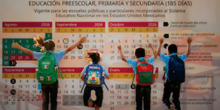 Publica SEP Calendario Escolar 2026-2027 para Educación Básica y Normal