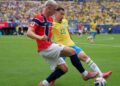 Noruega deja fuera a Brasil 2-1, enfrentará a México o Inglaterra