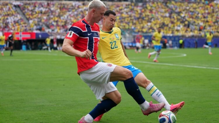 Noruega deja fuera a Brasil 2-1, enfrentará a México o Inglaterra
