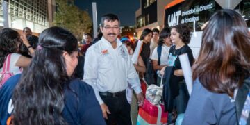 Brinda rector de la UAT emotiva despedida a talentos universitarios rumbo al Congreso Internacional Delfín 2026