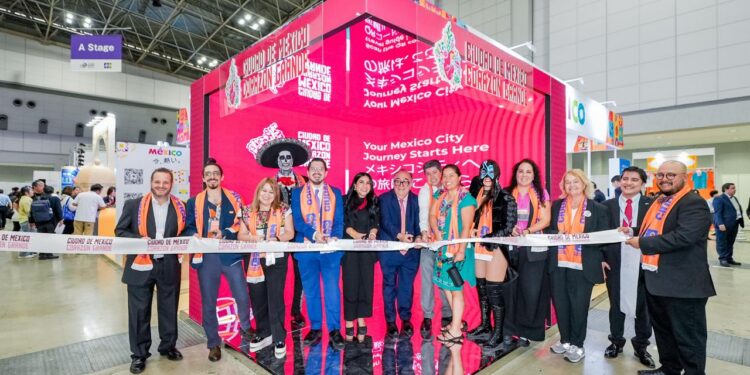 Lucen fortalezas de la Ciudad de México en Tourism Expo Japan 2026