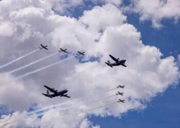 Espectacular desfile Cívico-Militar por la Independencia de México
