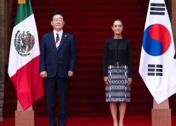 Presidenta Sheinbaum recibe a su homólogo de la República de Corea, Lee Jae-myung