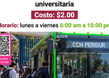 RTP incorpora Nueva Ruta 40-A para transportar a la Comunidad Estudiantil del CCH Sur