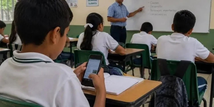 Avanza en Senado reforma para prohibir celulares en aulas