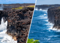 Colapsa el arco Hōlei de 550 años en Hawái