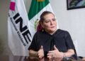 «Me retiro con serenidad»: Guadalupe Taddei al presentar su renuncia al INE